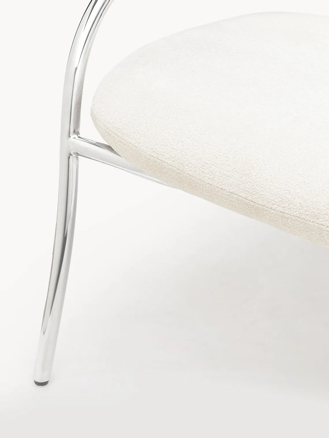 New Sillón en tejido bouclé Dodo Sillones Pequeños|Sillones