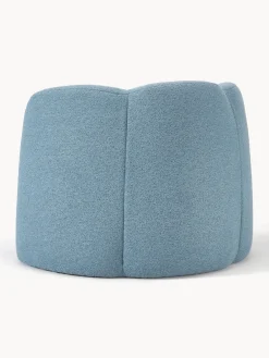Best Sillón en tejido bouclé Fleur Sillones Pequeños|Sillones