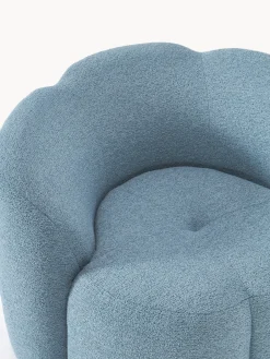 Best Sillón en tejido bouclé Fleur Sillones Pequeños|Sillones