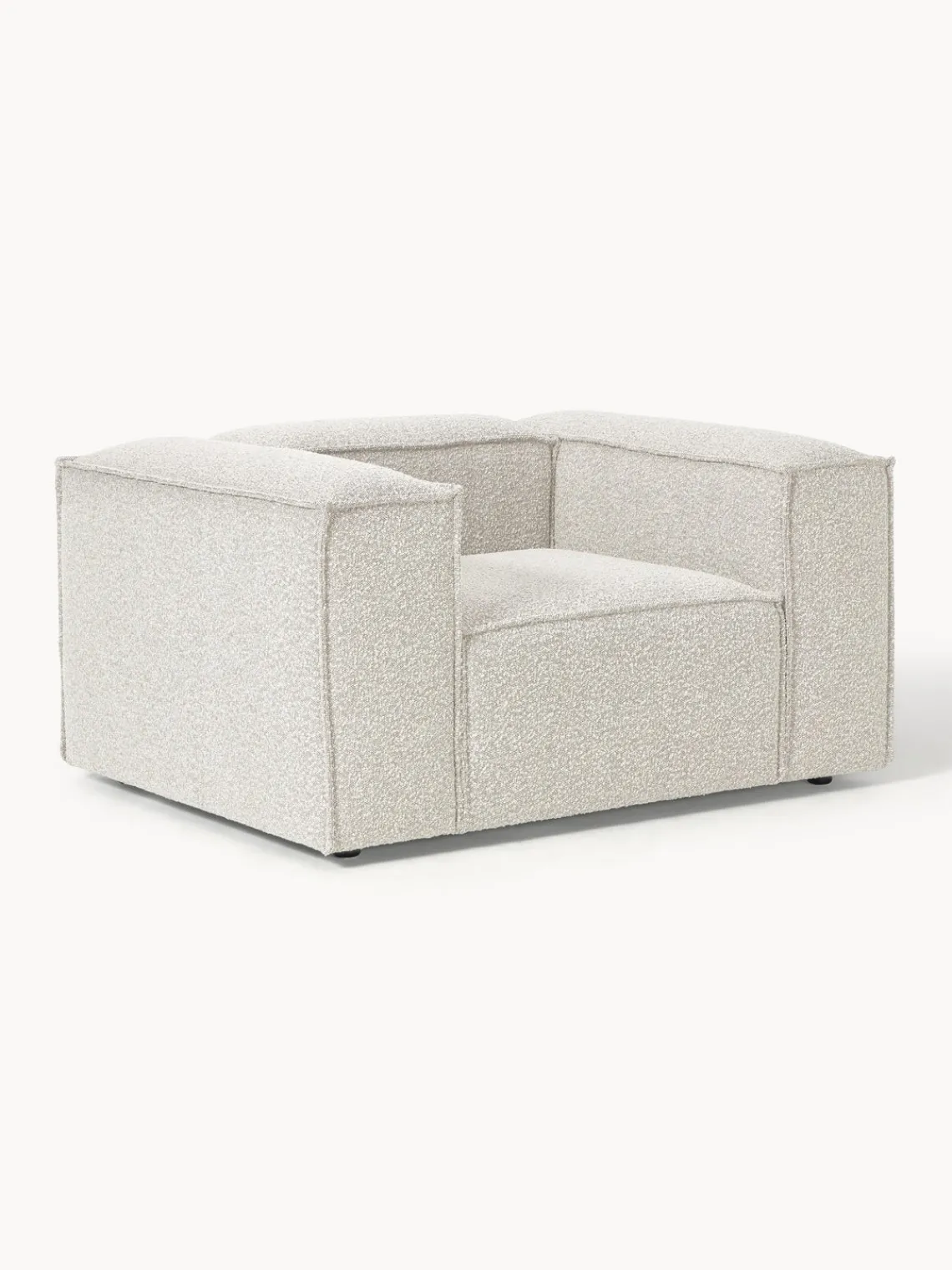 Clearance Sillón en tejido bouclé Lennon Butacas|Sillones