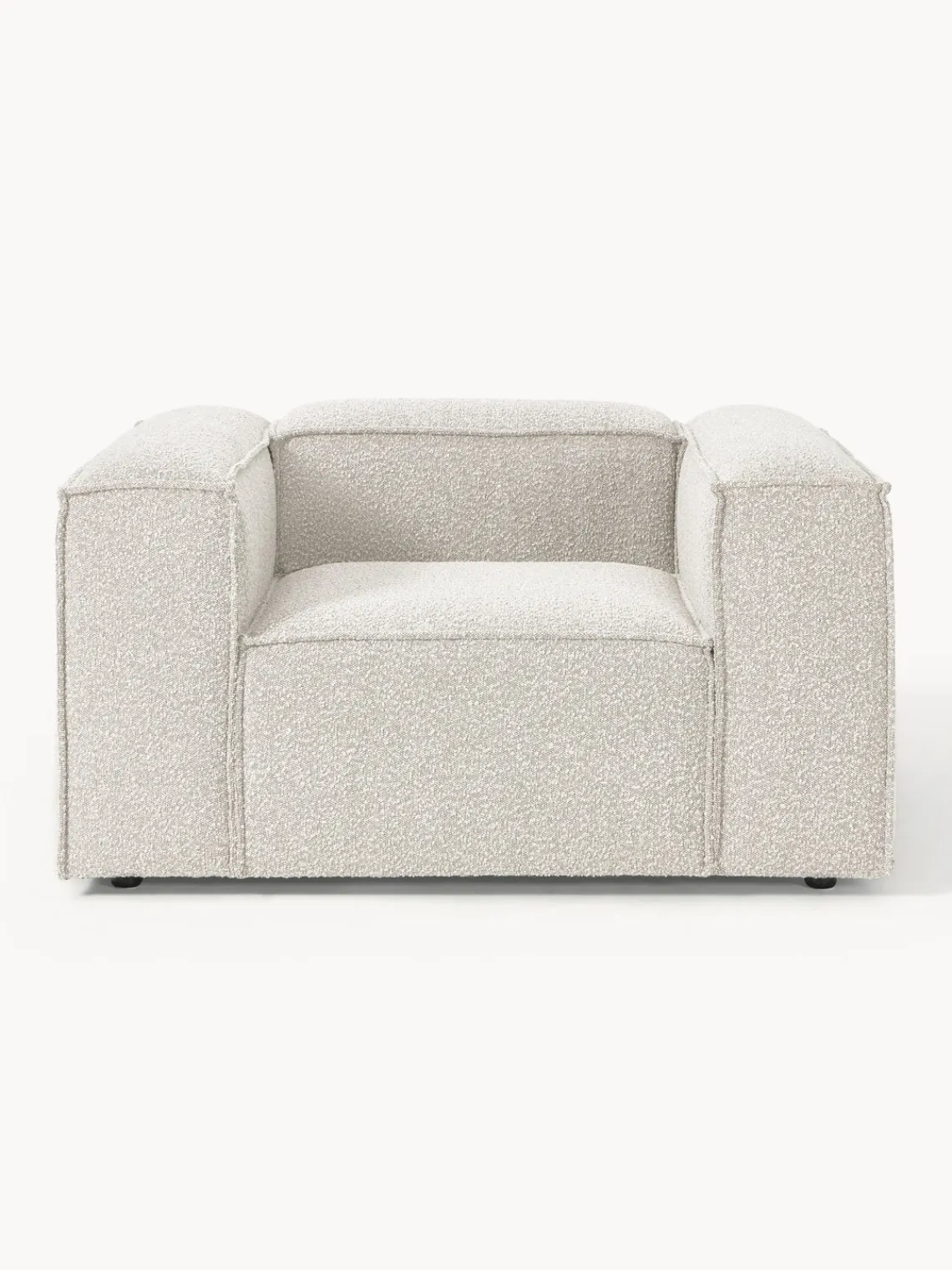 Clearance Sillón en tejido bouclé Lennon Butacas|Sillones
