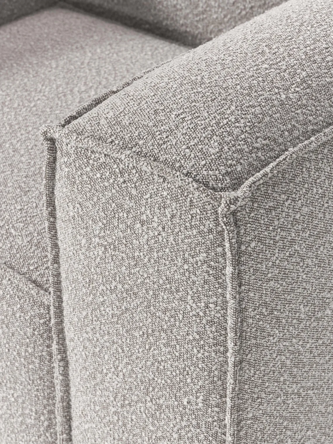 Butacas|Sillones>Westwing Collection Sillón en tejido bouclé Lennon Bouclé gris pardo