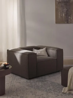 Butacas|Sillones>Westwing Collection Sillón en tejido bouclé Lennon Bouclé greige