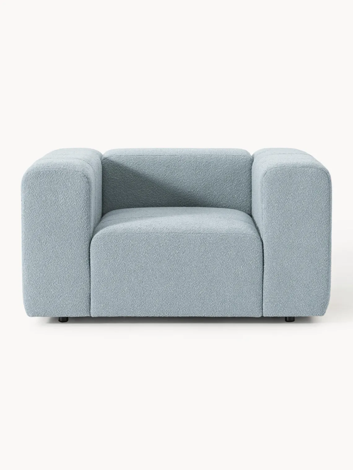 Hot Sillón en tejido bouclé Lena Butacas|Sillones