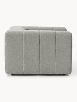 Butacas|Sillones></noscript>Westwing Collection Sillón en tejido bouclé Lena Bouclé gris