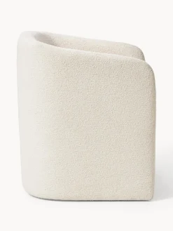 Hot Sillón en tejido bouclé Mairo Sillones Pequeños|Sillones