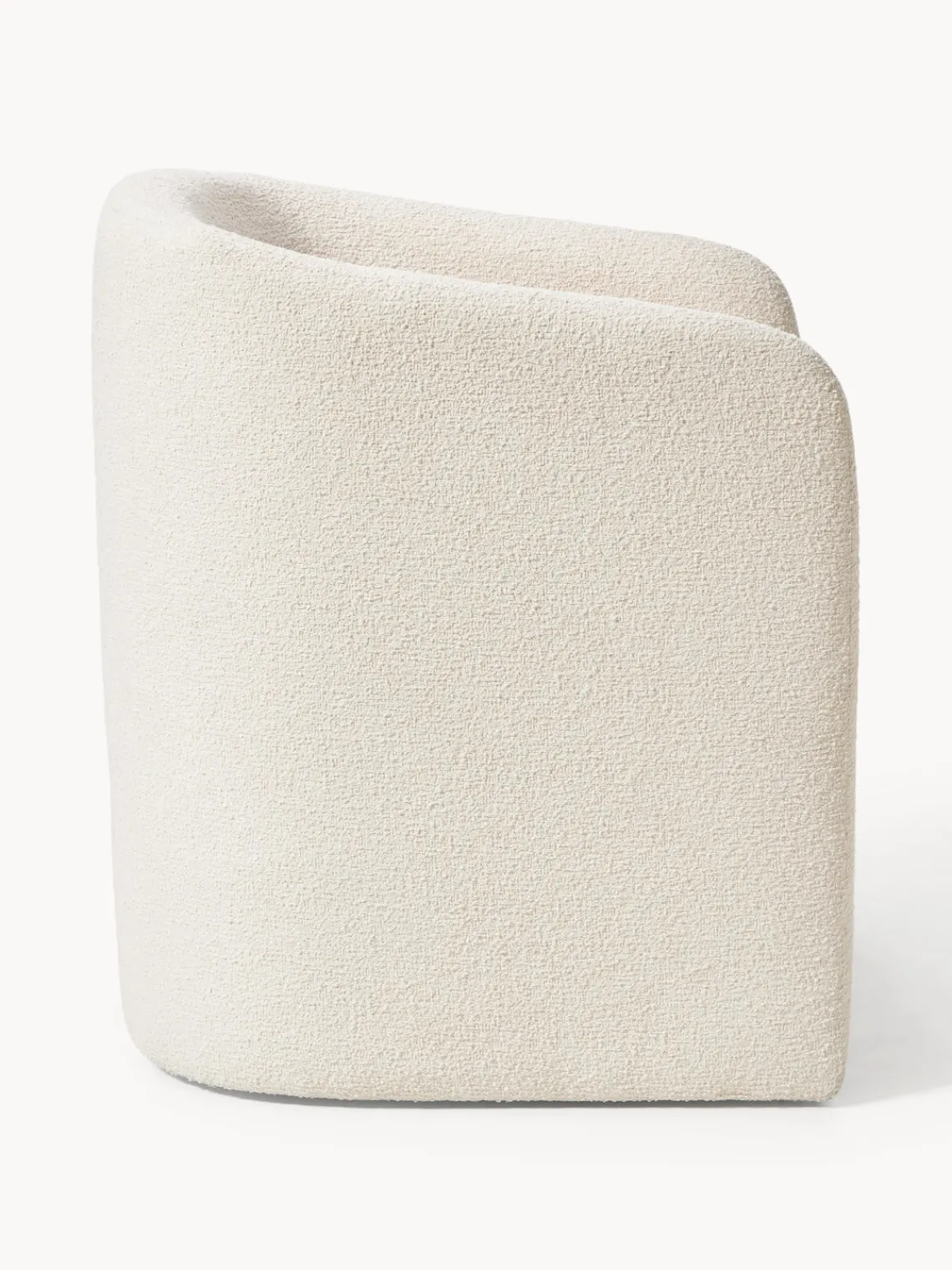 Hot Sillón en tejido bouclé Mairo Sillones Pequeños|Sillones