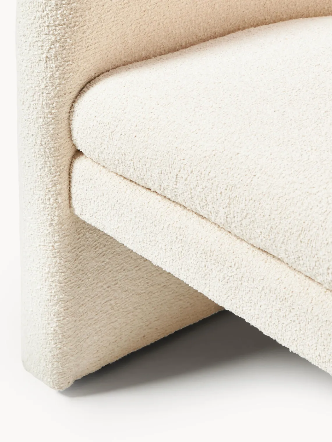 Hot Sillón en tejido bouclé Mairo Sillones Pequeños|Sillones