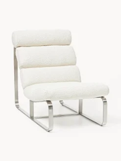Sillones Pequeños|Sillones>Westwing Collection Sillón en tejido bouclé Pavlos