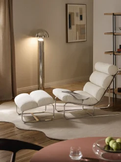 Sillones Pequeños|Sillones>Westwing Collection Sillón en tejido bouclé Pavlos