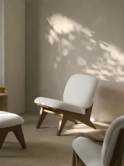 Outlet Sillón en tejido bouclé Shenay Sillones Pequeños|Sillones