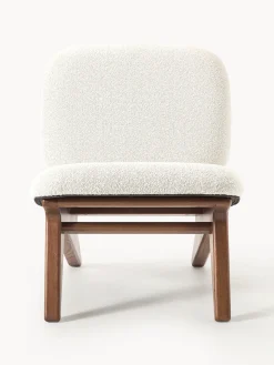 Outlet Sillón en tejido bouclé Shenay Sillones Pequeños|Sillones