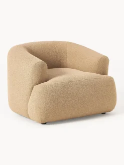 Hot Sillón en tejido bouclé Sofia Butacas|Sillones