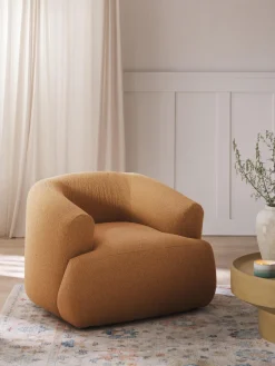 Discount Sillón en tejido bouclé Sofia Butacas|Sillones