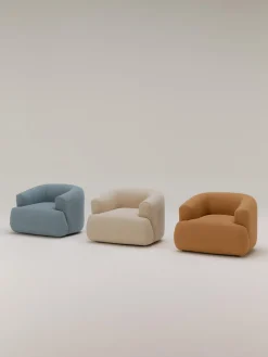 Discount Sillón en tejido bouclé Sofia Butacas|Sillones