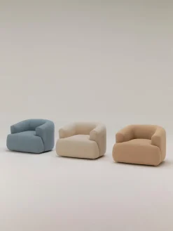 Hot Sillón en tejido bouclé Sofia Butacas|Sillones