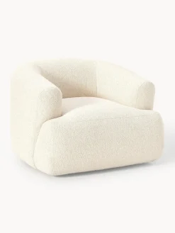 Online Sillón en tejido bouclé Sofia Butacas|Sillones