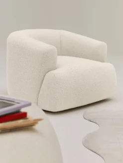 Online Sillón en tejido bouclé Sofia Butacas|Sillones