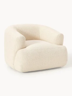 Clearance Sillón en tejido bouclé Sofia Butacas|Sillones
