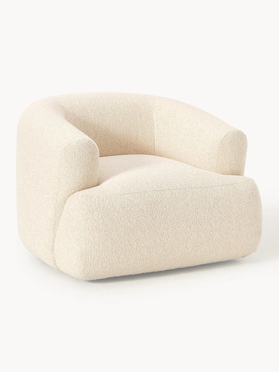 Clearance Sillón en tejido bouclé Sofia Butacas|Sillones