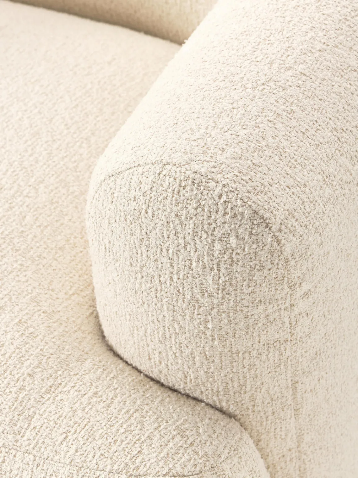 Clearance Sillón en tejido bouclé Sofia Butacas|Sillones