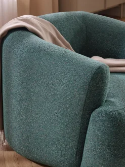 Sale Sillón en tejido bouclé Sofia Butacas|Sillones