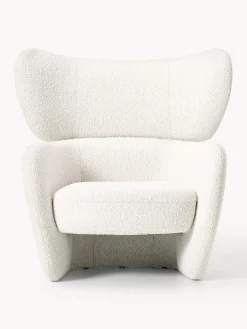 Outlet Sillón en tejido bouclé Teyvat Sillones Pequeños|Sillones