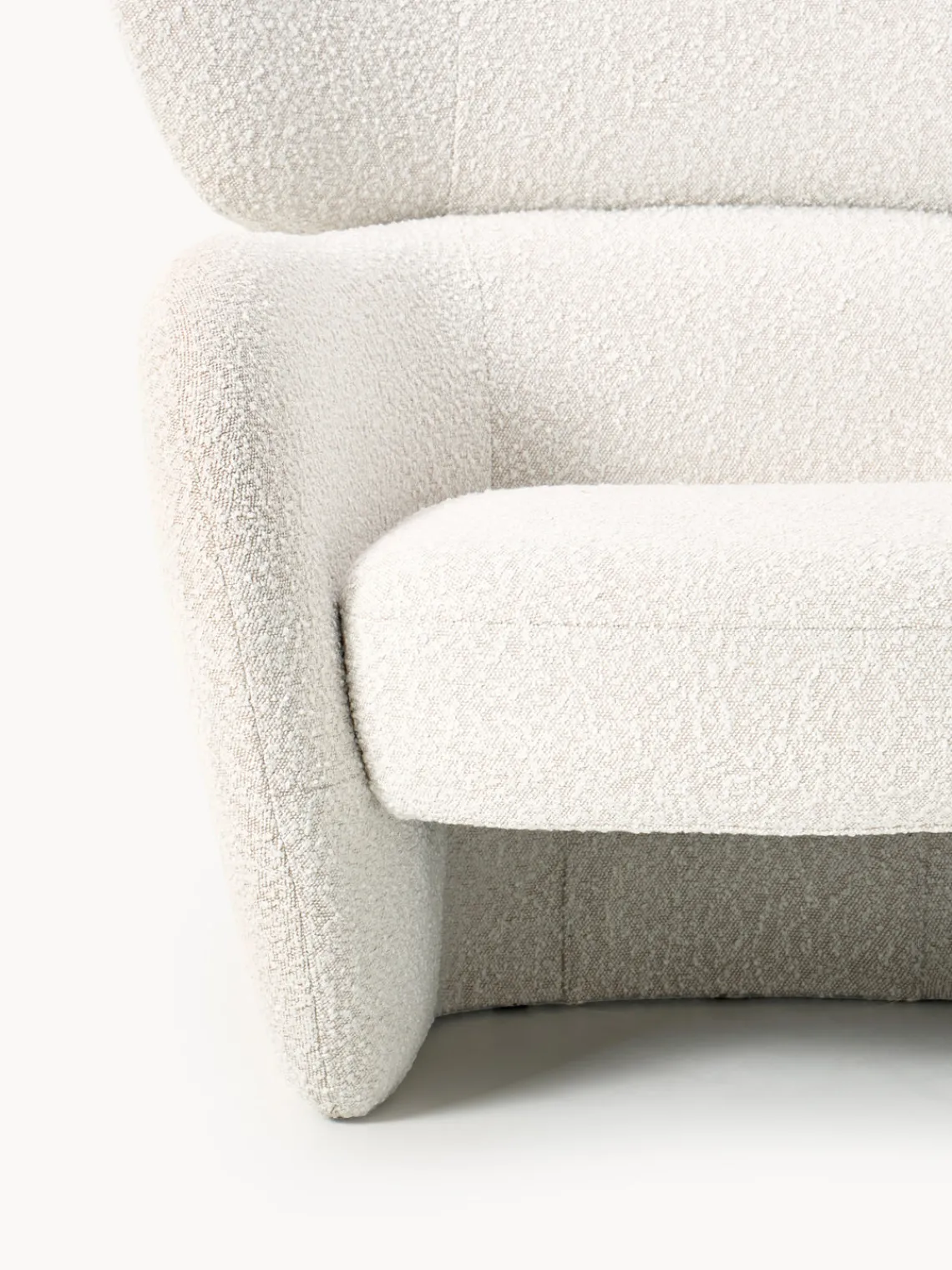 Outlet Sillón en tejido bouclé Teyvat Sillones Pequeños|Sillones