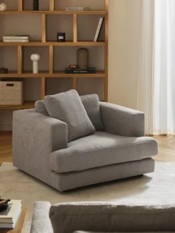 Online Sillón en tejido bouclé Tribeca Butacas|Sillones