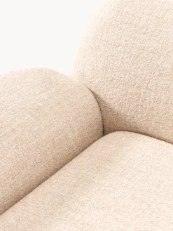 Sillón en tejido bouclé Wolke Sillones Pequeños|Sillones