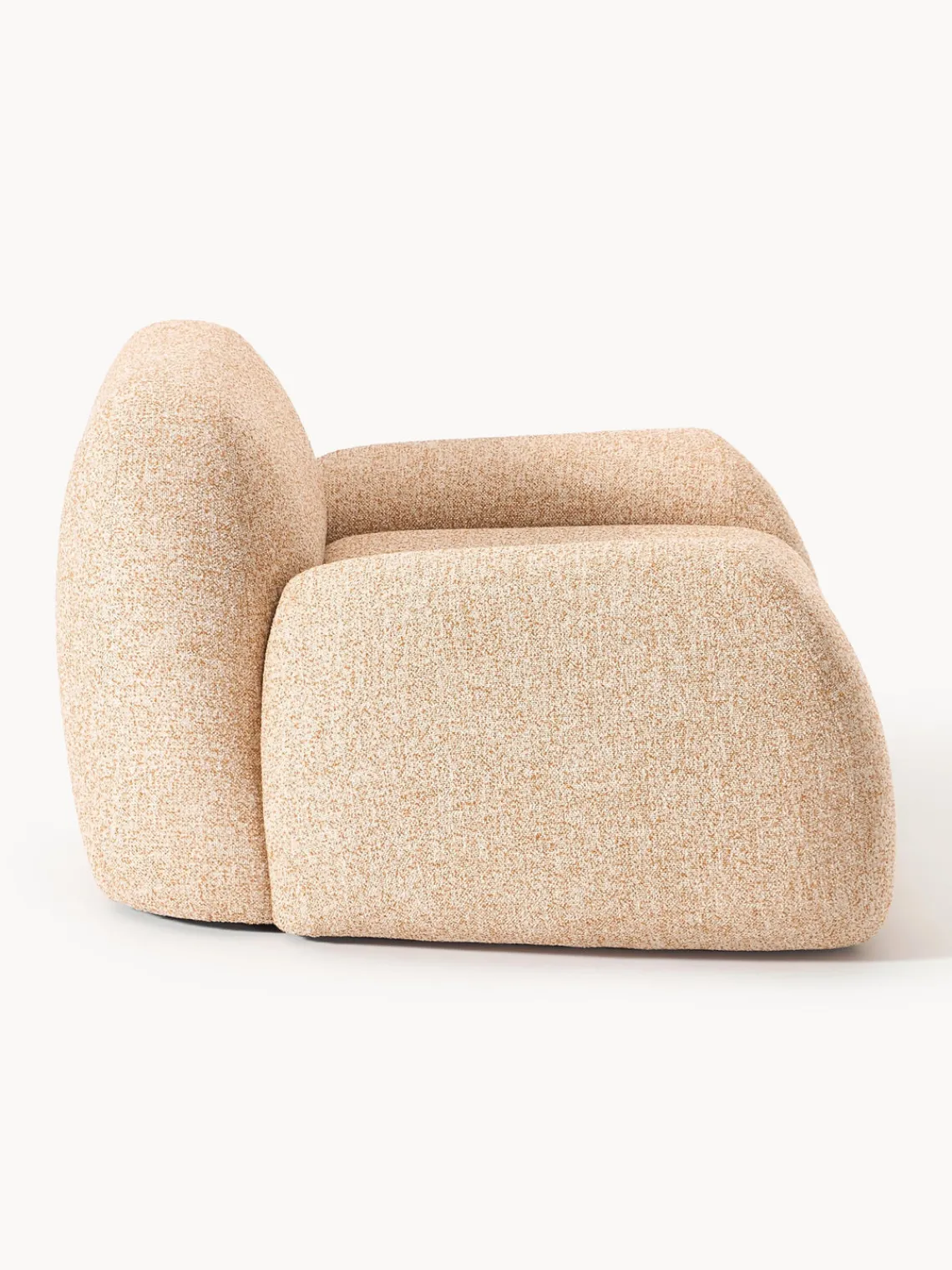 Outlet Sillón en tejido bouclé Wolke Sillones Pequeños|Sillones