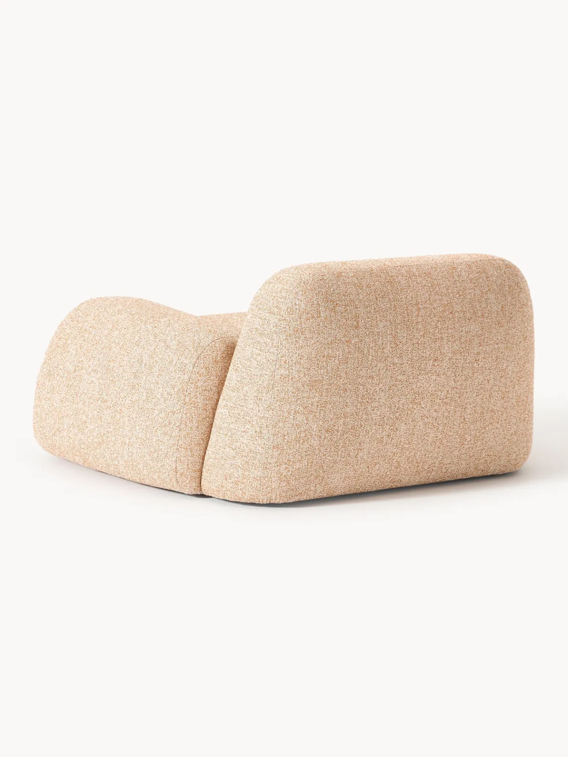 Outlet Sillón en tejido bouclé Wolke Sillones Pequeños|Sillones