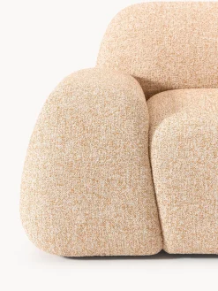 Outlet Sillón en tejido bouclé Wolke Sillones Pequeños|Sillones