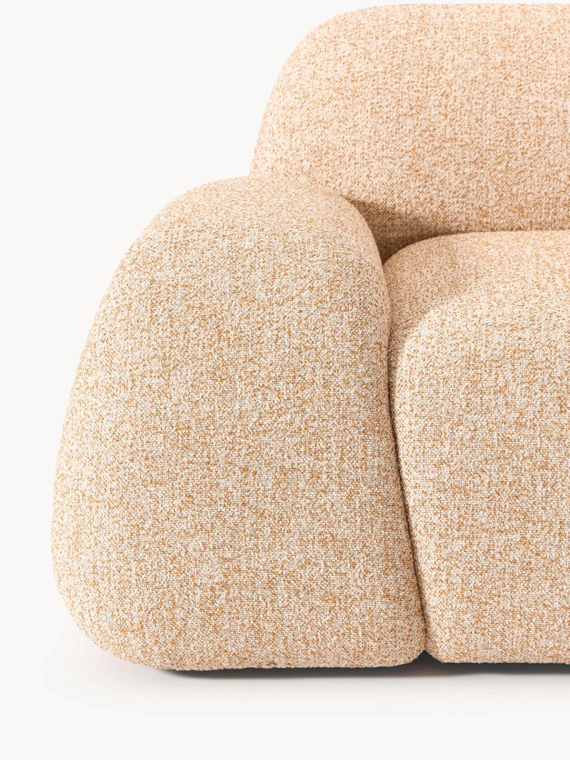 Outlet Sillón en tejido bouclé Wolke Sillones Pequeños|Sillones