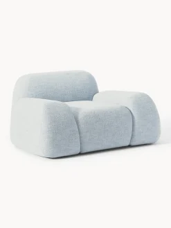 Hot Sillón en tejido bouclé Wolke Sillones Pequeños|Sillones