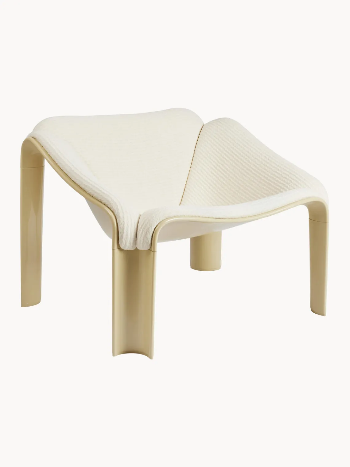 Sillones Pequeños|Sillones>GUBI Sillón F300 Tejido blanco Off White, beige claro