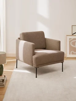 Butacas|Sillones>Westwing Collection Sillón Fluente Tejido taupe
