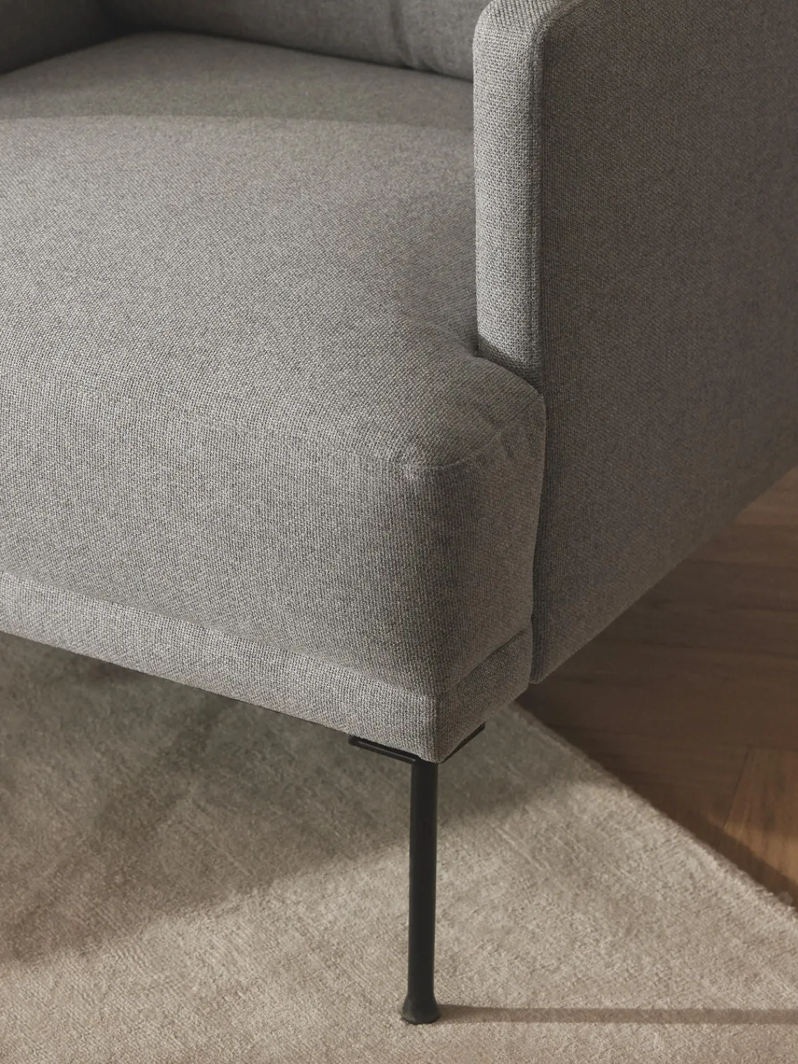 Butacas|Sillones>Westwing Collection Sillón Fluente Tejido gris