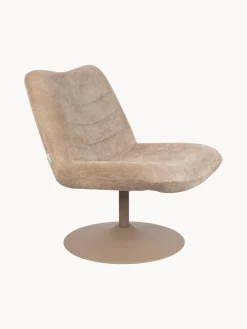 Sillones Pequeños|Sillones>Zuiver Sillón giratorio de pana Bubba