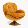 Sillones Pequeños|Sillones>Kare Design Sillón giratorio de terciopelo Cosy