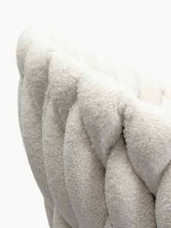 New Sillón giratorio en tejido bouclé Dean Sillas Con Reposabrazos|Sillas