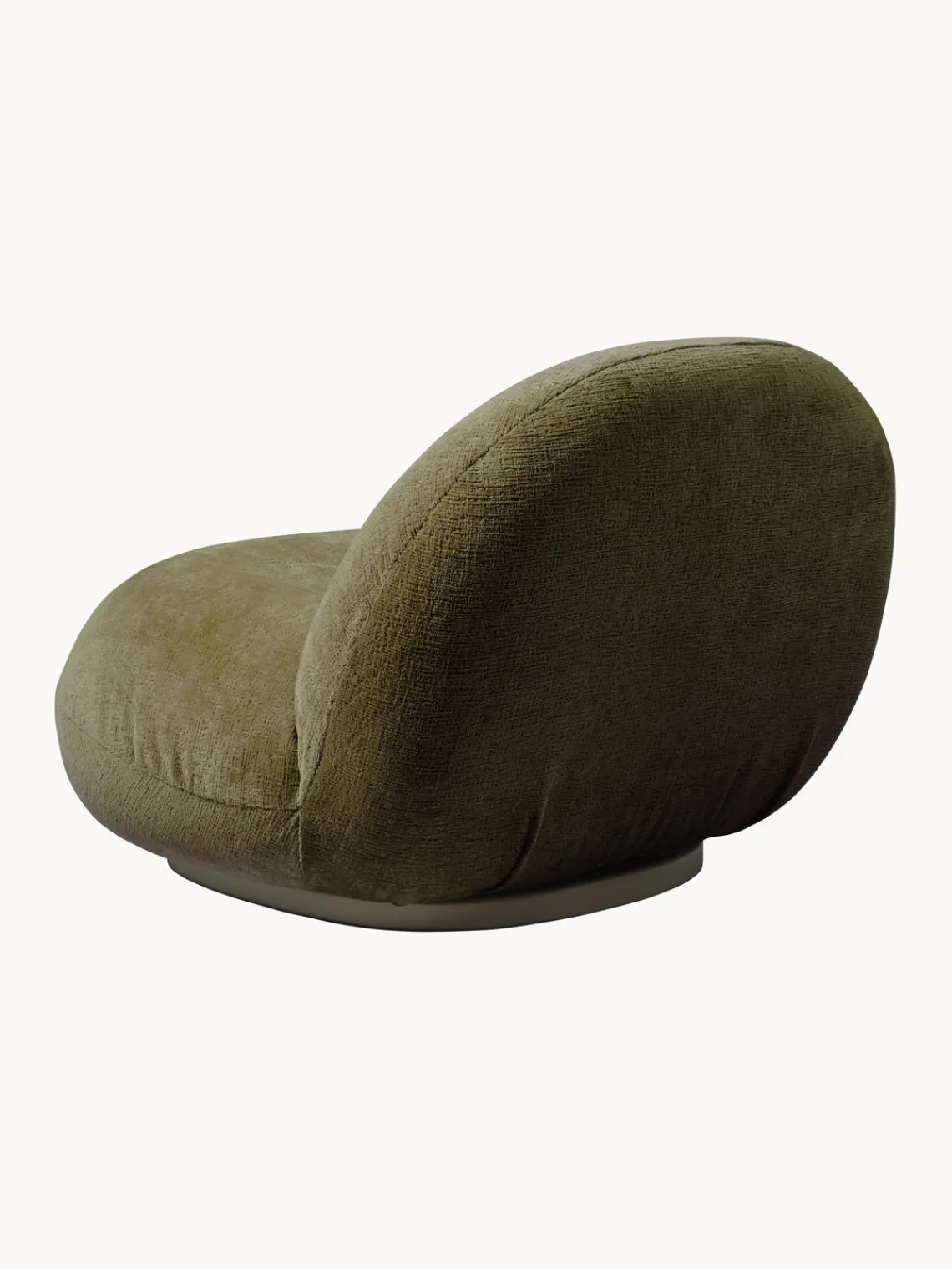 Sillones Pequeños|Sillones>GUBI Sillón giratorio Pacha Verde oliva, greige