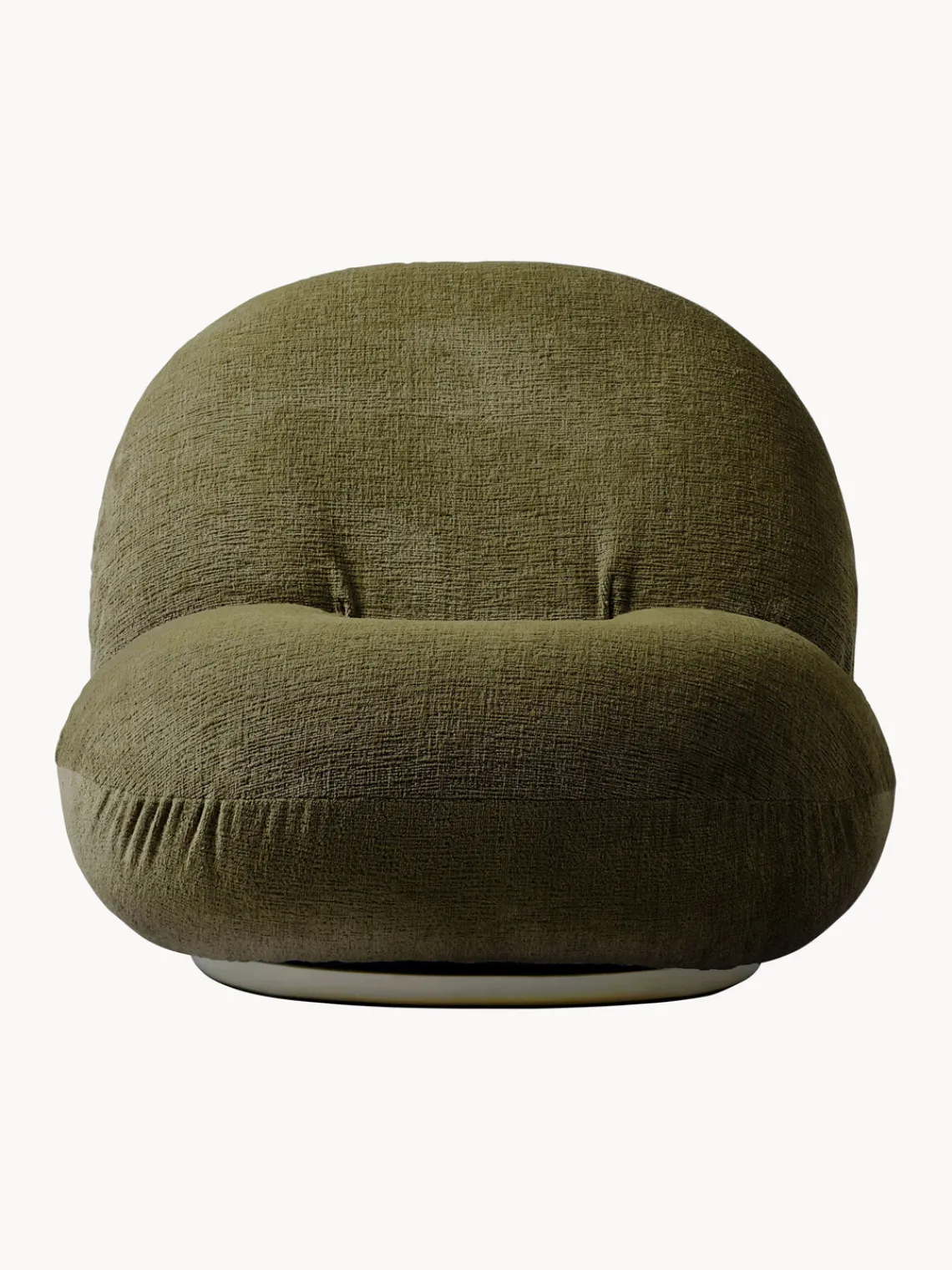 Sillones Pequeños|Sillones>GUBI Sillón giratorio Pacha Verde oliva, greige