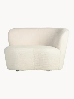 New Sillón grande en tejido bouclé Sibylla Sillones Pequeños|Sillones