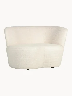 New Sillón grande en tejido bouclé Sibylla Sillones Pequeños|Sillones