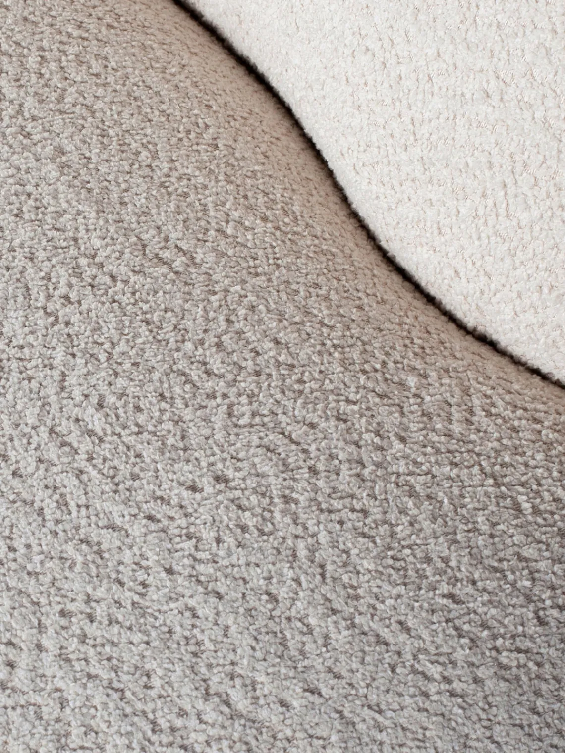 New Sillón grande en tejido bouclé Sibylla Sillones Pequeños|Sillones