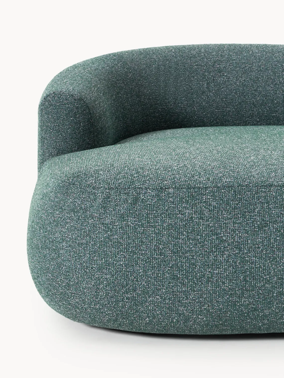 New Sillón grande en tejido bouclé Sofia Butacas|Sillones