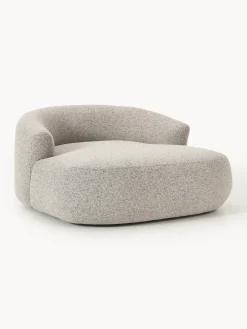 Butacas|Sillones>Westwing Collection Sillón grande en tejido bouclé Sofia Bouclé jaspeado, beige