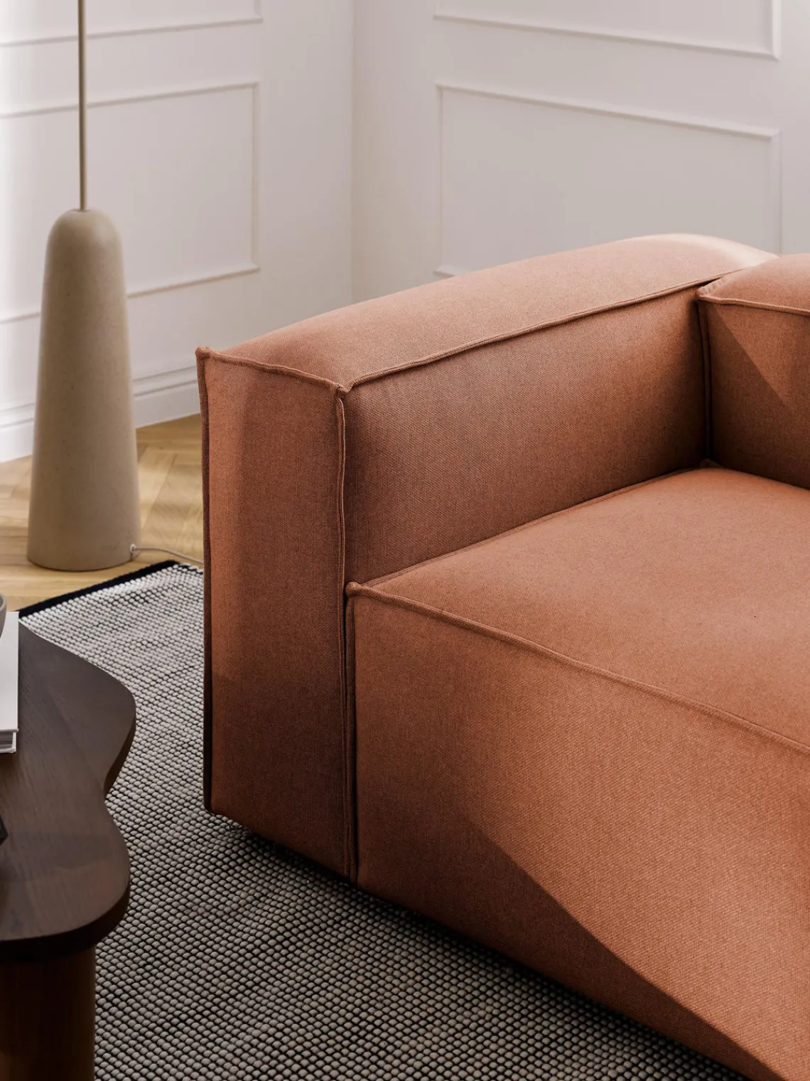 Butacas|Sillones>Westwing Collection Sillón Lennon Tejido terracota