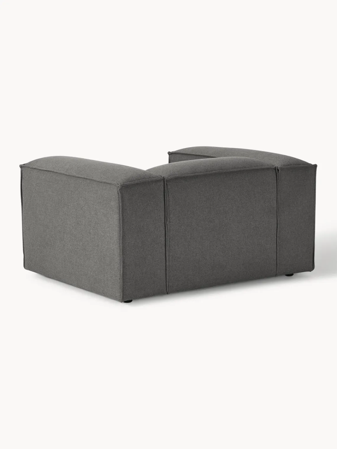 Butacas|Sillones>Westwing Collection Sillón Lennon Tejido gris antracita